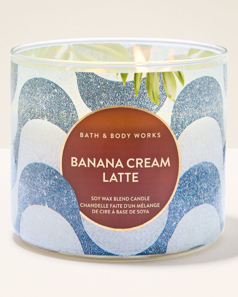 Banana Cream Latte 3-Wick Candle 3-Wick Candle
