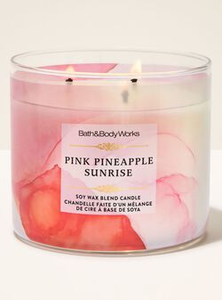 Pink Pineapple Sunrise 3-Wick Candle