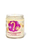 Twisted Peppermint Single Wick Candle image number null