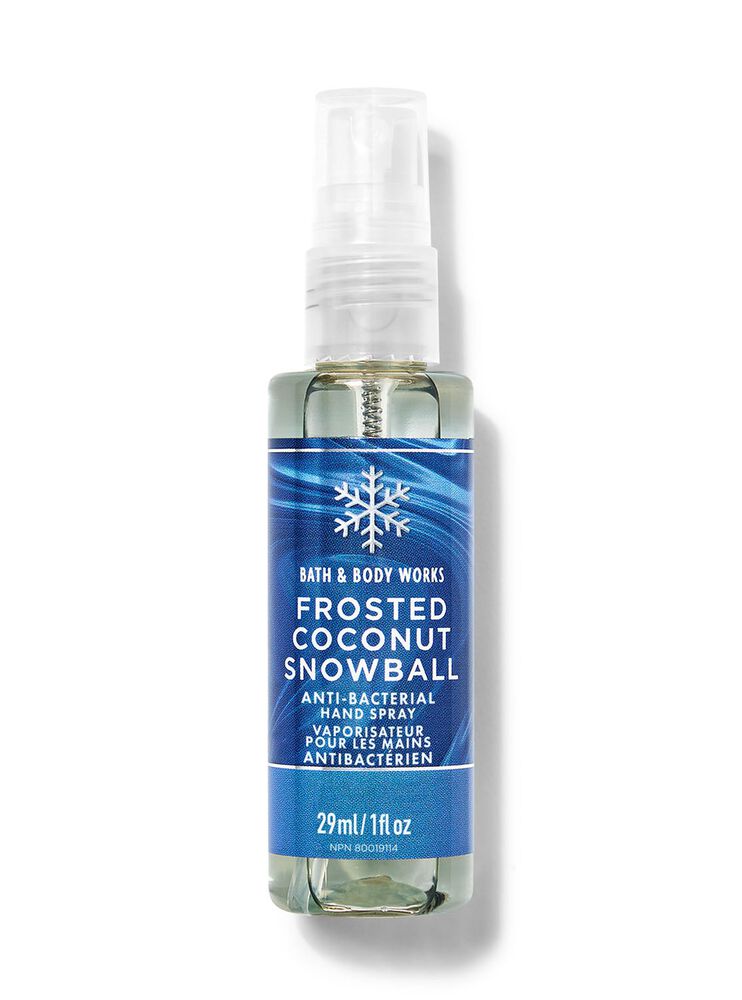 Frosted Coconut Snowball Hand Sanitizer Spray Hand Sanitizer Spray