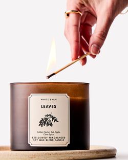 Leaves 3-Wick Candle image number null