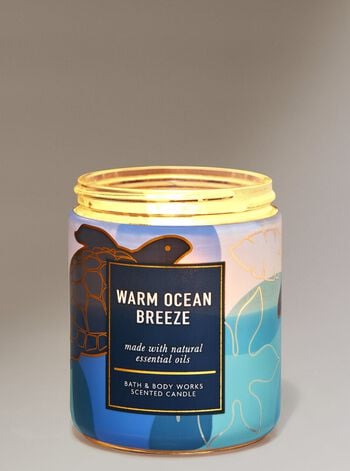 Warm Ocean Breeze Single Wick Candle Single Wick Candle