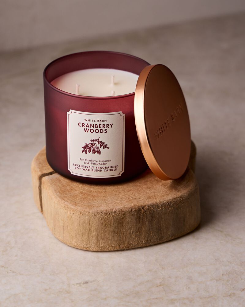 Cranberry Woods 3-Wick Candle 3-Wick Candle