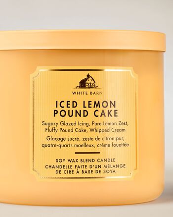 Iced Lemon Pound Cake 3-Wick Candle 3-Wick Candle
