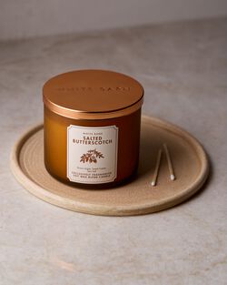 Salted Butterscotch 3-Wick Candle image number null