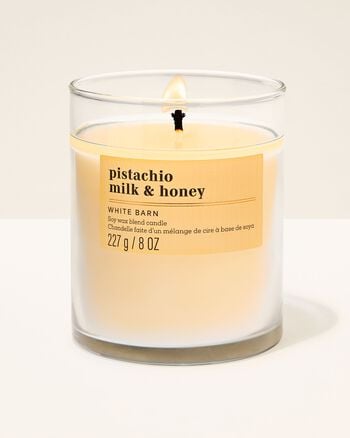 Pistachio Milk & Honey Single Wick Candle Single Wick Candle