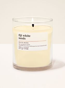 Fiji White Sands Single Wick Candle image number null