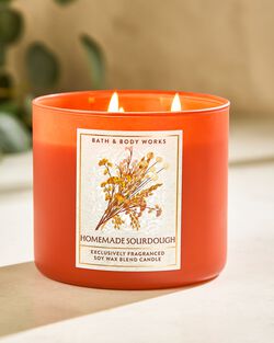 Homemade Sourdough 3-Wick Candle image number null