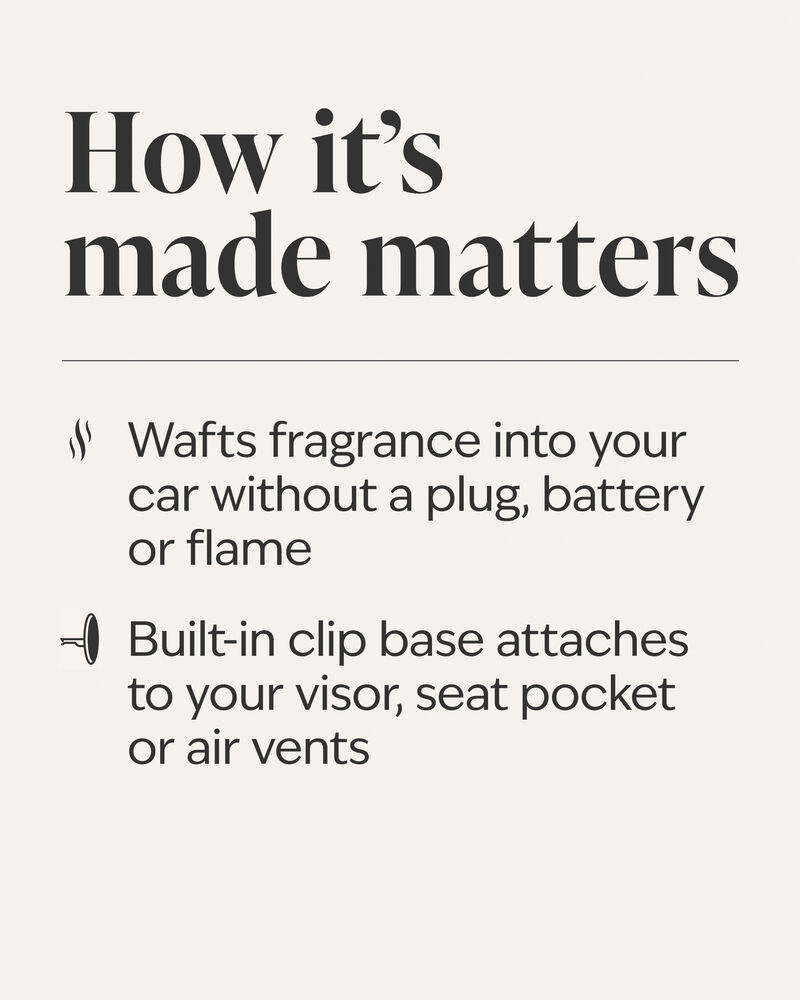 Champagne Toast Visor & Vent Clip Car Fragrance Holder