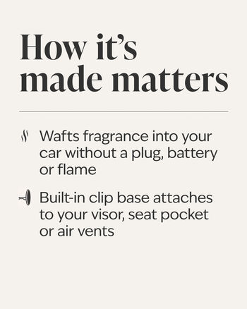 Champagne Toast Visor & Vent Clip Car Fragrance Holder