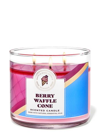 Berry Waffle Cone 3-Wick Candle 3-Wick Candle