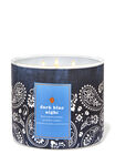 Dark Blue Night 3-Wick Candle image number null