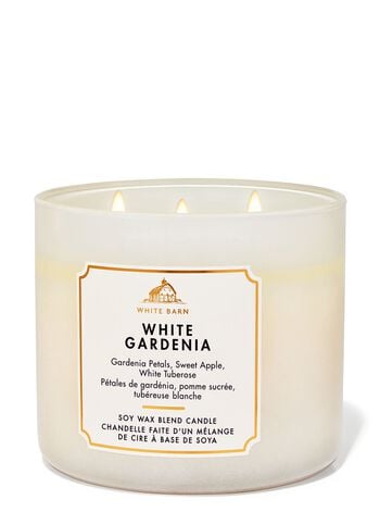 White Gardenia 3-Wick Candle 3-Wick Candle