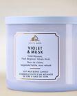 Violet & Musk 3-Wick Candle image number null