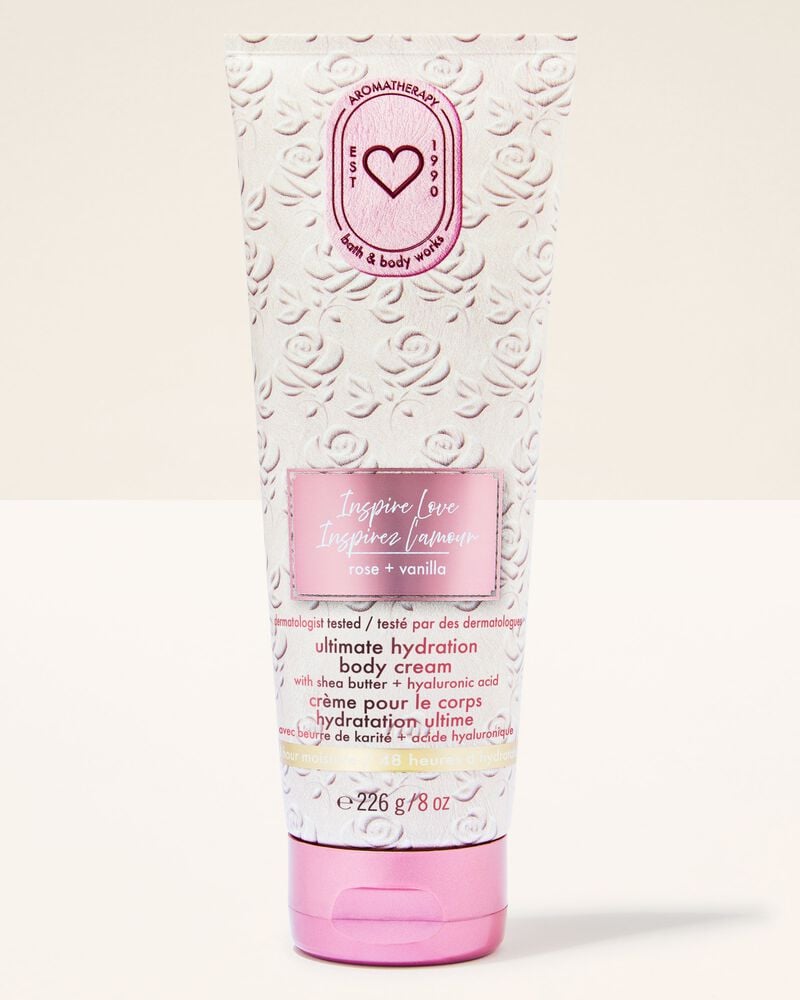 Inspire Love: Rose + Vanilla Ultimate Hydration Body Cream Ultimate Hydration Body Cream