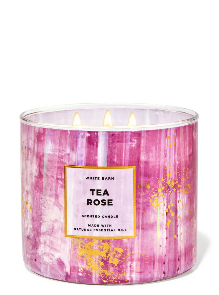 Tea Rose 3-Wick Candle 3-Wick Candle