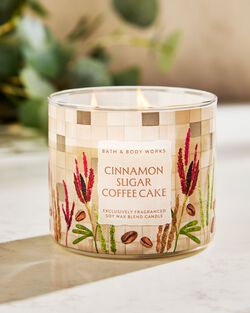 Cinnamon Sugar Coffee Cake 3-Wick Candle image number null