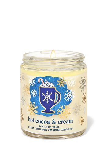 Hot Cocoa & Cream Single Wick Candle Single Wick Candle
