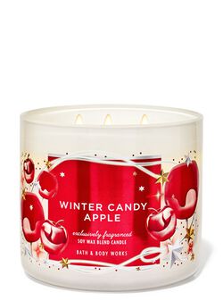 Winter Candy Apple 3-Wick Candle image number null
