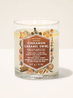 Cinnamon Caramel Swirl Single Wick Candle image number null