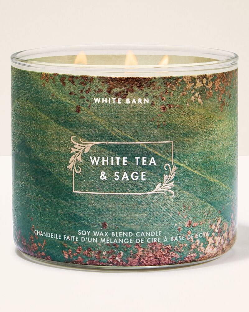 White Tea & Sage 3-Wick Candle 3-Wick Candle
