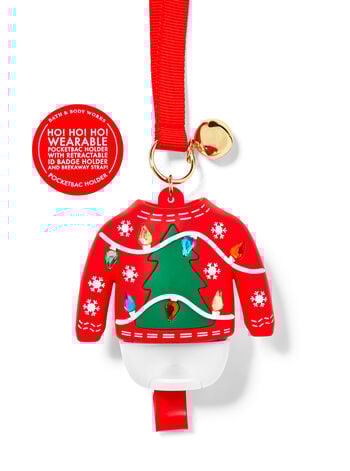 Wearable Ugly Sweater ID Card PocketBac Holder