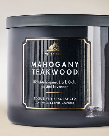 Mahogany Teakwood 3-Wick Candle 3-Wick Candle