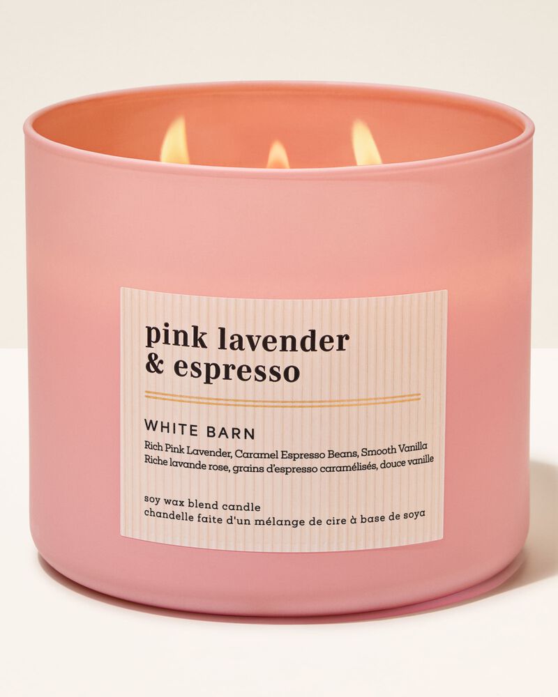 Pink Lavender & Espresso 3-Wick Candle 3-Wick Candle
