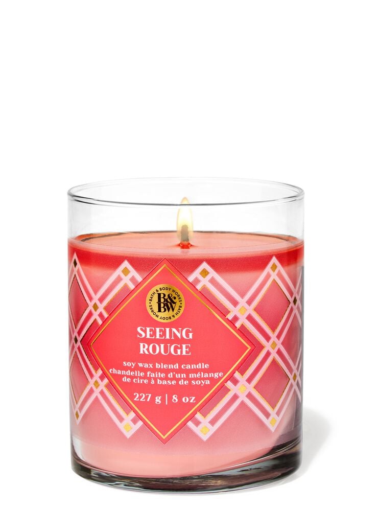 Seeing Rouge Single Wick Candle Single Wick Candle