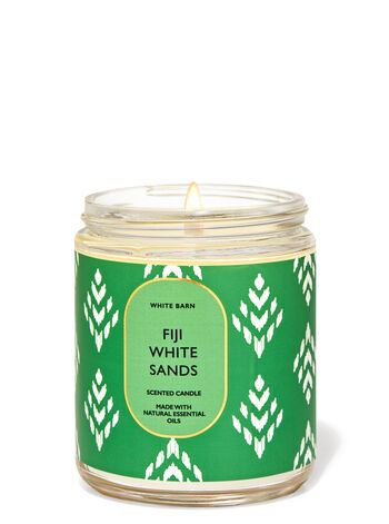 Fiji White Sands Single Wick Candle Single Wick Candle