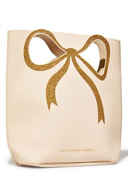 Gold Bow Gift Bag