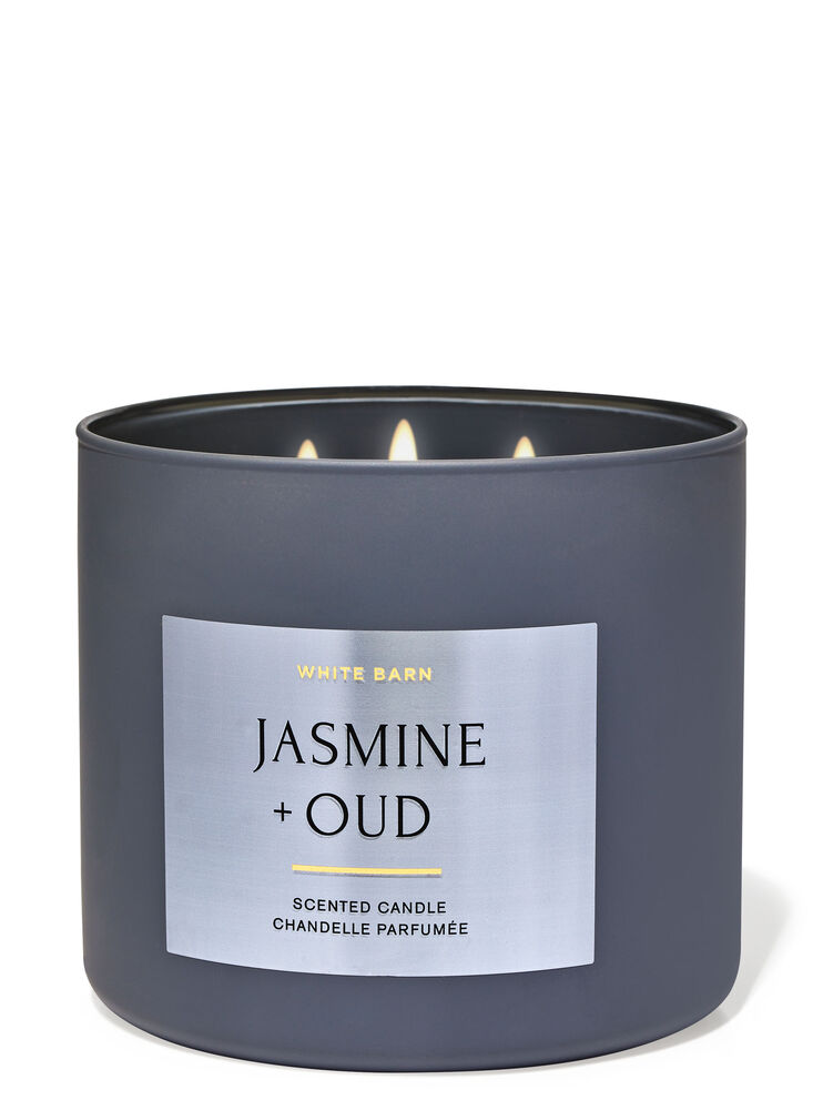 Buy Jasmine & Oud 3-Wick Candle Online | Bath & Body Works Australia