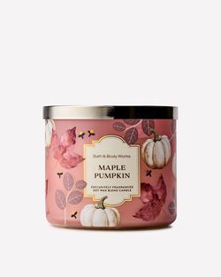 Maple Pumpkin 3-Wick Candle image number null