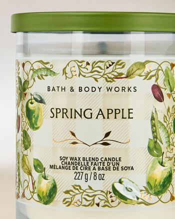 Spring Apple Single Wick Candle Single Wick Candle