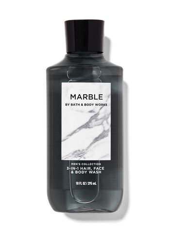 Marble Body Wash & Shower Gel 3-in-1 Hair, Face & Body Wash