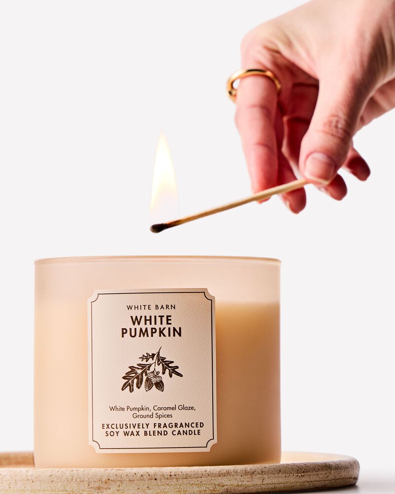 White Pumpkin 3-Wick Candle 3-Wick Candle