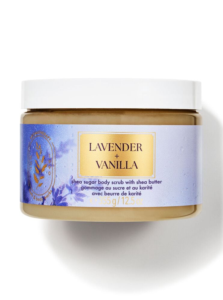 Lavender Vanilla Shea Sugar Body Scrub Shea Sugar Body Scrub
