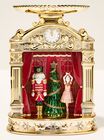 Nutcracker Lightbox Pedestal 3-Wick Candle Holder image number null