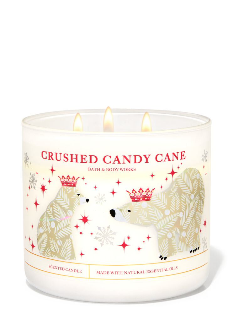 Crushed Candy Cane 3-Wick Candle 3-Wick Candle