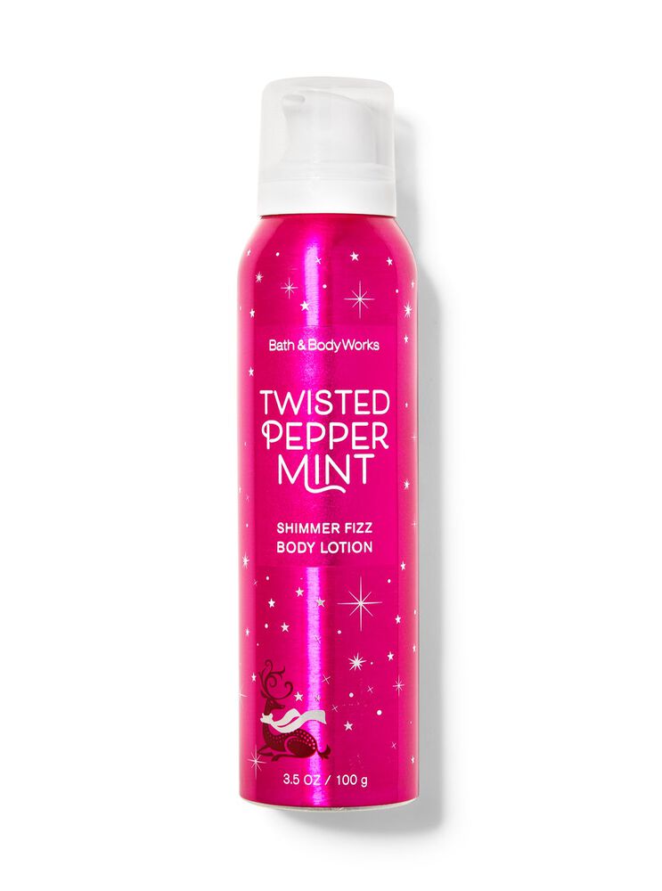 Twisted Peppermint Shimmer Fizz Body Lotion Shimmer Fizz Body Lotion