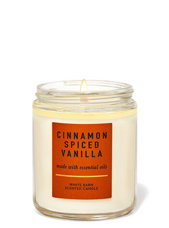 Cinnamon Spiced Vanilla Single Wick Candle Single Wick Candle