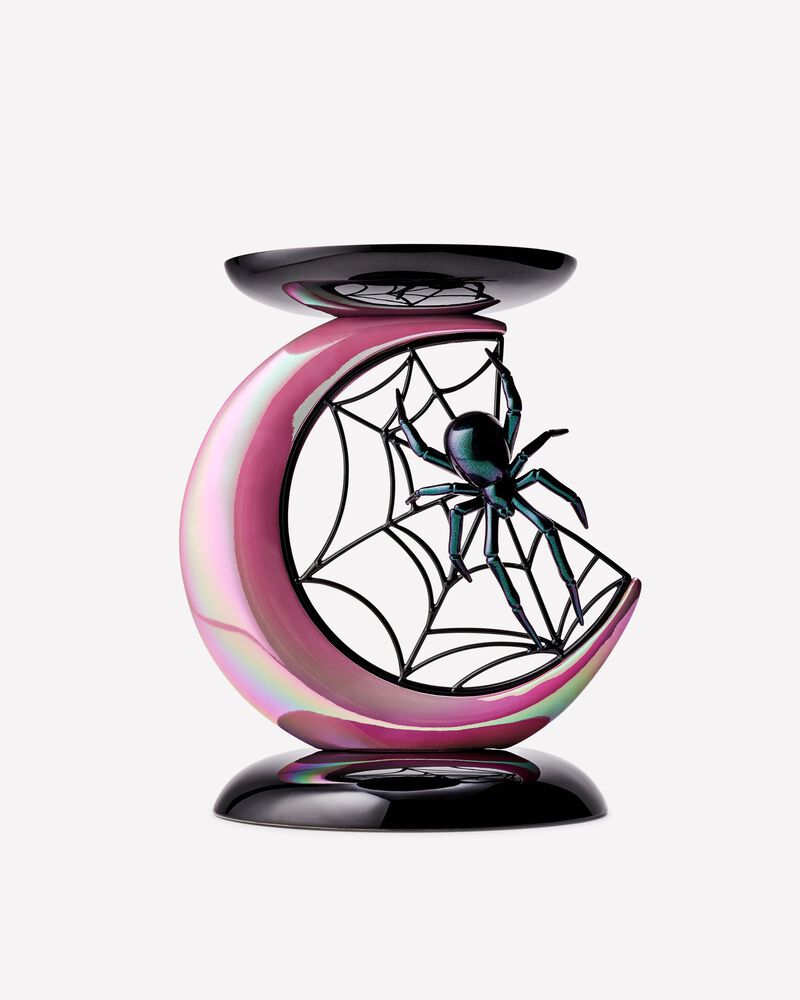 Spider and Moon Pedestal 3-Wick Candle Holder 3-Wick Candle Holder