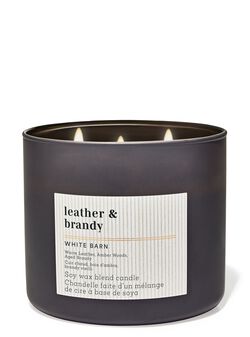 Leather & Brandy 3-Wick Candle