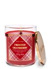 Frosted Cranberry Signature Single Wick Candle image number null