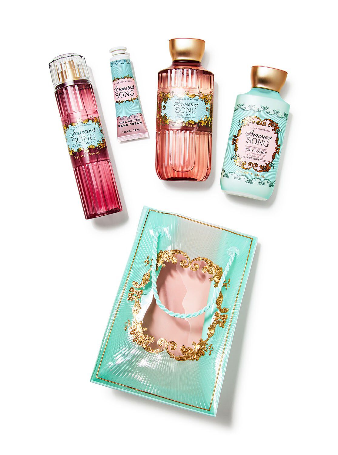 Sweetest Song ボディクリーム 3本ボディウォッシュ2本セット Shop Sweetest Song Gift Set | Bath & Body Works Australia