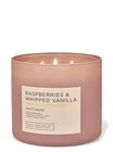 Raspberries & Whipped Vanilla 3-Wick Candle image number null