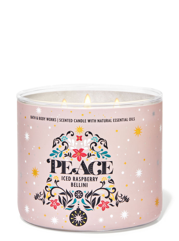 Iced Raspberry Bellini 3-Wick Candle 3-Wick Candle
