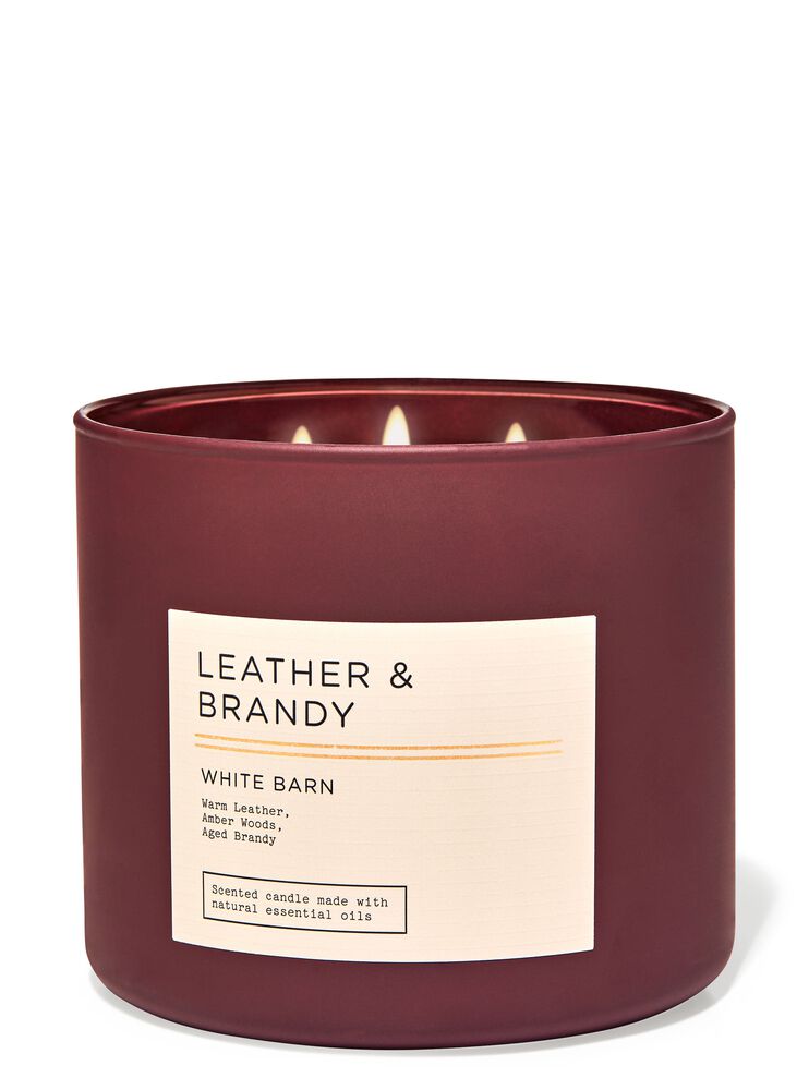 Leather & Brandy 3-Wick Candle 3-Wick Candle