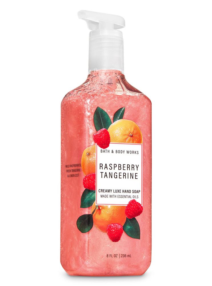 Raspberry Tangerine Nourishing Hand Soap Creamy Luxe Hand Soap