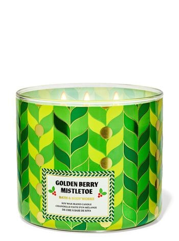 Golden Berry Mistletoe 3-Wick Candle 3-Wick Candle